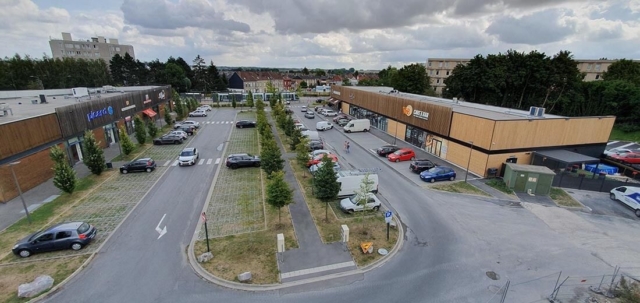 Village de commerçants à Aulnoy-lez-Valenciennes